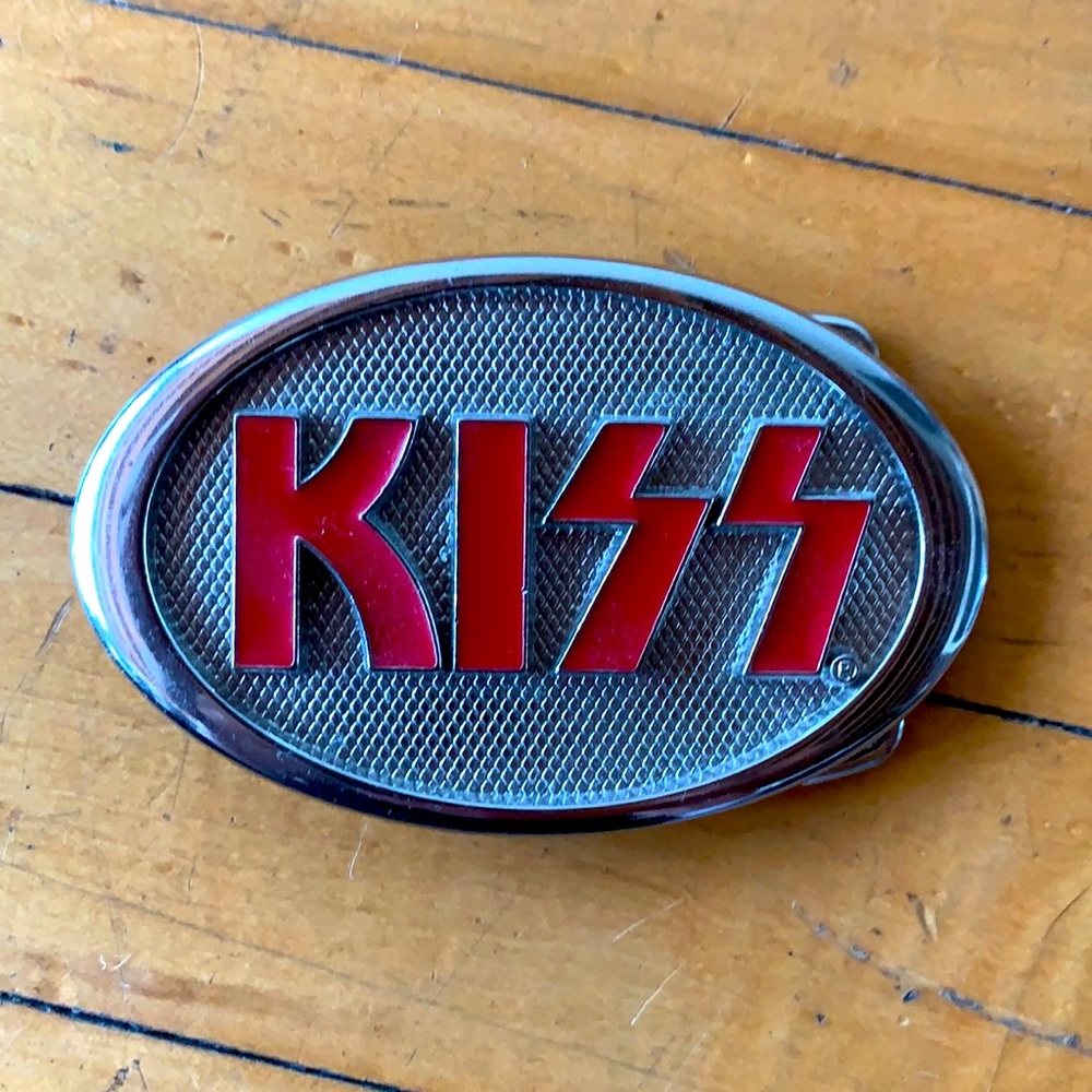 KISS belt buckle